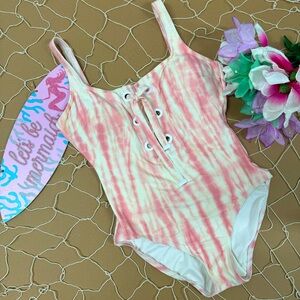 🌴TIE DYE GROMMET SWIMSUIT